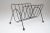Tony Paul Mid-Century American Modern Black Metal Wire Magazine Rack For Sale - Image 4 of 12