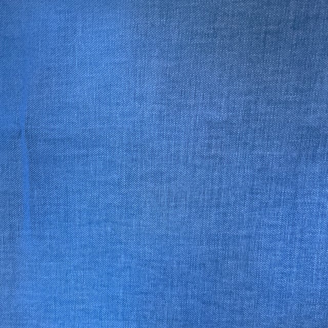 4 Yards of Blue Cotton Fabric For Sale
