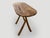 2010s Andrianna Shamaris Midcentury Couture Teak Wood Side Table For Sale - Image 5 of 6