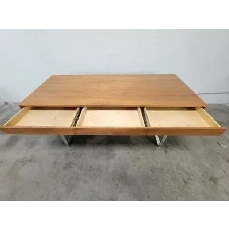 Wood Cliff Young Boxeo Office Writing Desk With Storage For Sale - Image 7 of 13