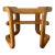 Mid-Century Modern 1970s Mersmam Waldron, Atttributed to Lou Hodgera Cantilever Shelf Hexagonal Side Table For Sale - Image 3 of 4