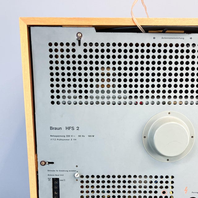 Bauhaus Television Cabinet HFS 2 by Herbert Hirche for Braun, 1960s For Sale - Image 12 of 14