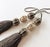 Pair of Smoky Ash and Stone Colored Beaded Key Tassels For Sale - Image 11 of 14