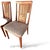 Brown Mid-Century Teak Dining Chairs with Cane Back Seats, 1960s, Set of 4 For Sale - Image 8 of 9