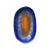 Blue Mid Century Modern Art Glass Catchall Circa 1960 For Sale - Image 8 of 8