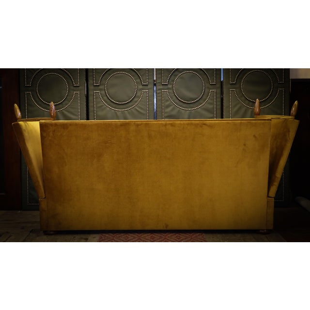 Tiplady 3-Seater Sofa in Butterscotch and Salmon Velvet from George Smith, 2010s For Sale - Image 10 of 18
