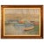 Early 20th Century 20th Century Painting of Ships in Harbor For Sale - Image 5 of 5