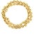 A substantial vintage 18K yellow gold necklace by Maleggi S.r.l. of Vicenza, Italy, circa 1990. Measuring an impressive 35...