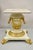 Traditional Late 20th Century Italian Regency Cream & Gold Gilt Lacquered Urn Pedestal Dining Table - 3 Leaves For Sale - Image 3 of 16