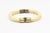 Ivory 1970s Bone Bangle Bracelet With Gold-Tone Accents For Sale - Image 8 of 10