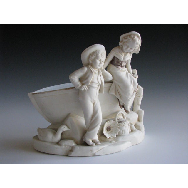 19th Century Antique German White Porcelain Bisque Figurine Chairish
