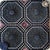 Italian Studded Leather Swatch No 1 Ramponi, Como Italy Winter 2026-2027 Collection 7" x 7" Grommet in one corner The...