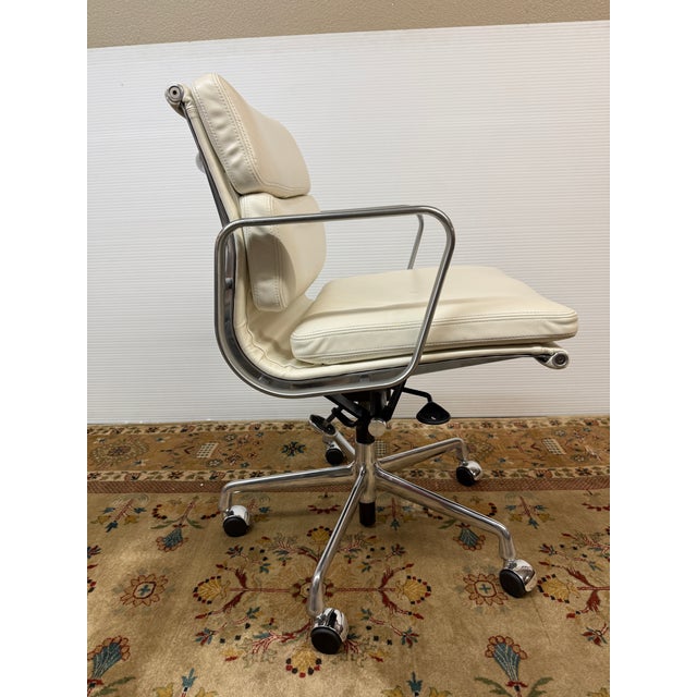 2010s Charles + Ray Eames for Herman Miller Eames Soft Pad Office Chair For Sale - Image 5 of 12