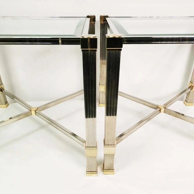 Regency French Coffee Tables by Pierre Vandel, 1980s, Set of 2 For Sale - Image 6 of 16