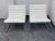 White Noble House Leather Taher Chairs, Pair For Sale - Image 8 of 12