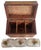19th Century English Mahogany Traveling Bar Case 3 Bottle Liquor Decanter Box For Sale - Image 16 of 18