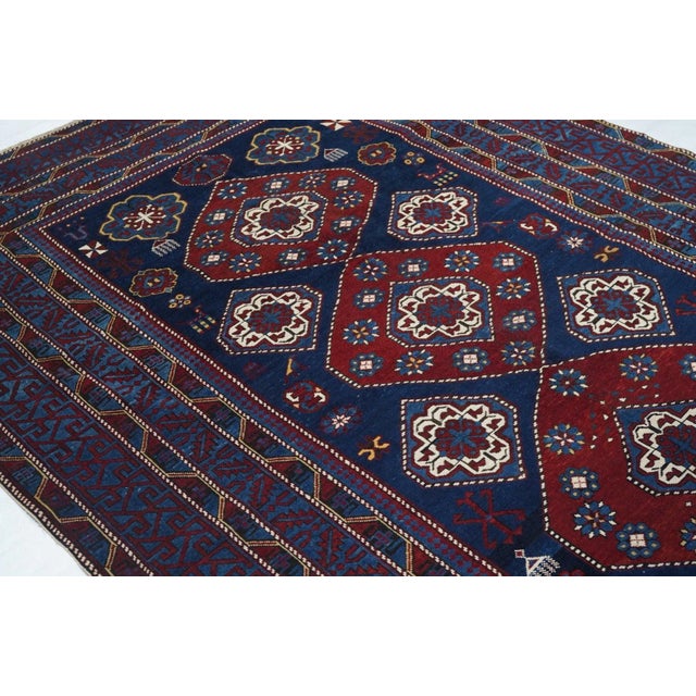 Antique Shirvan Rug 6'0'' x 8'9'' For Sale - Image 9 of 11
