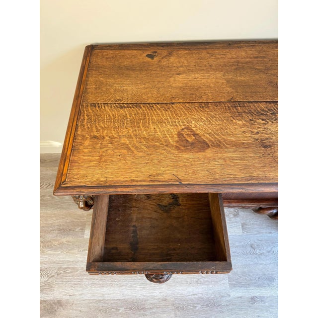 Antique Console Table in Carved Wood, 1890s For Sale - Image 15 of 17