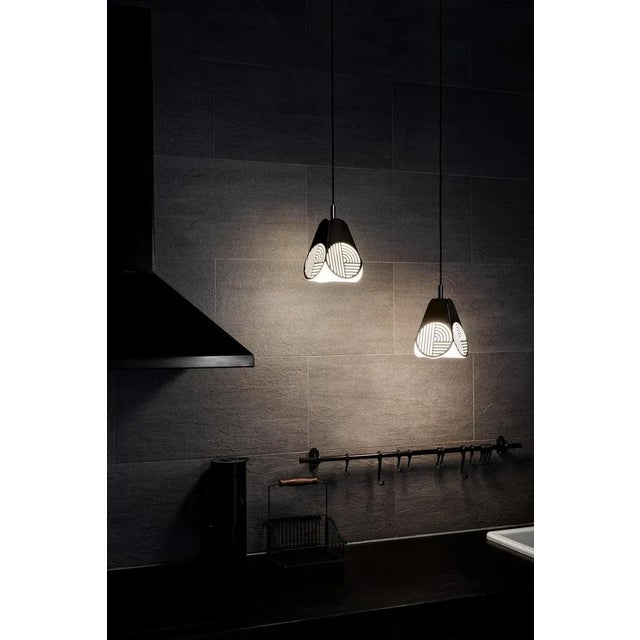 Ensemble of Notic Pendant Lamps by Bower Studio, Set of 3 For Sale - Image 4 of 8