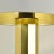 Tall Minimalist Octagonal Brass Table Lamps, 1970s For Sale - Image 6 of 10