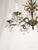 Offered for your consideration is an original Antique 6 Light Splendid Shimmering Stately Brass Cut Lead Crystal...