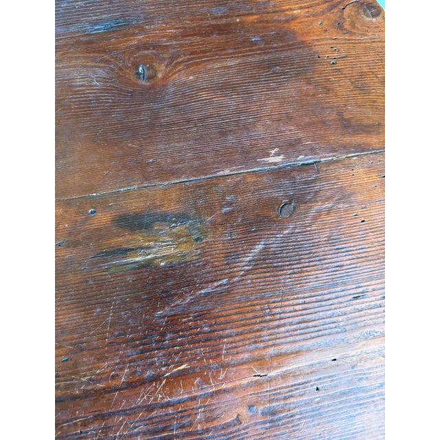 19th Century English Pine Cricket Table For Sale - Image 12 of 12