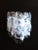 AVAILABLE IN ROSE AS WELL Italian Murano appliques in Vistosi style. This sconce has 10 fantastic Murano white lattimo and...