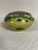 Early 20th Century Vintage Chinoiserie Covered Painted Porcelain Bowl From Marshall Fields, Yellow For Sale - Image 9 of 9