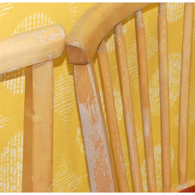 Kitchen Chairs in Red, Set of 6 For Sale - Image 12 of 15