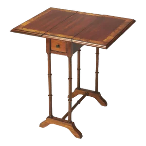 Darrow Drop-Leaf Side Table, Medium Brown