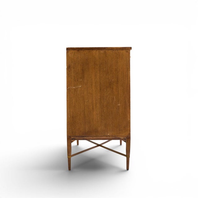Mid 20th Century Paul McCobb for Calvin Mid Century Mahogany and Brass Credenza For Sale - Image 5 of 11