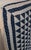 19thc Mounted Blue & White Flying Geese Mounted Crib Quilt For Sale - Image 4 of 7