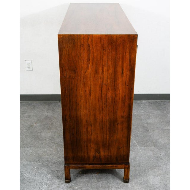 Mid-Century Modern Mid Century Modern Dresser Gentlemans Chest 8 Drawer Wood Henredon Circa '75 MCM For Sale - Image 3 of 12