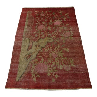 19th Century Vintage Samarkand Rug For Sale