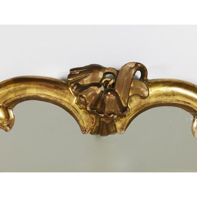 Art Nouveau Handcarved Giltwood Wall Mirror by Max Welz, 1930s For Sale - Image 9 of 18