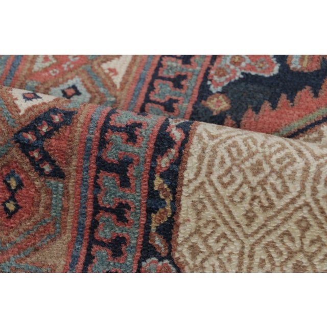 Antique Persian Sarab Extra-Long Runner with Geometric Medallions - Rug & Kilim For Sale In New York - Image 6 of 7