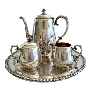 Vintage Wm Rogers Silverplate Coffee/Tea Set - Set of 4