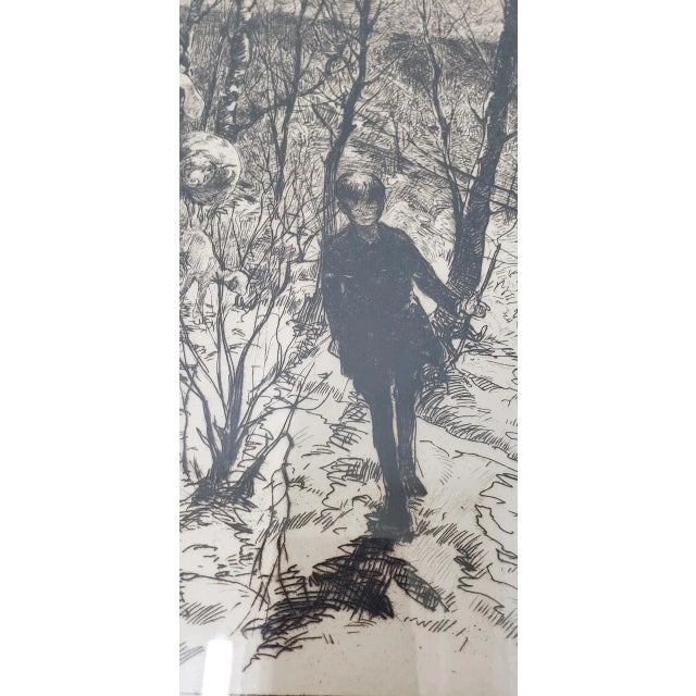 John Edward Costigan (American, 1888-1972) "Springtime" Signed Etching C.1930s For Sale In San Francisco - Image 6 of 12