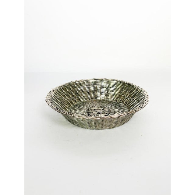 Metal Bread Basket, France, 1970s For Sale - Image 4 of 12
