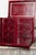 Wood Antique French Leather Écritoire, Traveling Secretary For Sale - Image 7 of 16