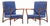Ico Parisi Style Mid Century Italian Sculpted Mahogany Lounge Chairs - Pair For Sale