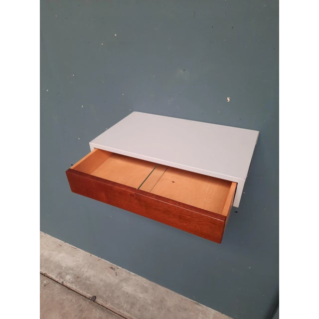 1950s Dutch Modernist Bergeyk DD01 Wall Cabinet attributed to Martin Visser for 't Spectrum, 1956 For Sale - Image 5 of 6