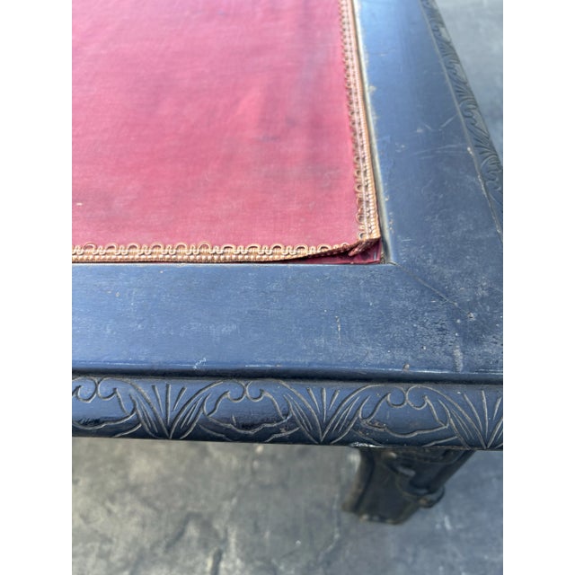 Wood 1880s Ebonized Aesthetic Movement Coffee Table For Sale - Image 7 of 11