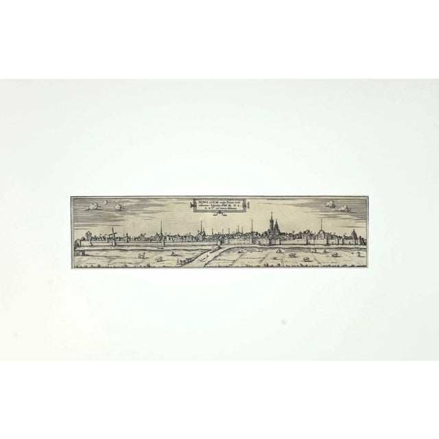 City of Neus is an original etching realized by Georg Braun and Franz Hogenberg as part of the famous Series ''Civitates...