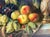 Realism Large Vintage Original P. Loosestrife Still Life Fruit Grapes Oil Painting For Sale - Image 3 of 13