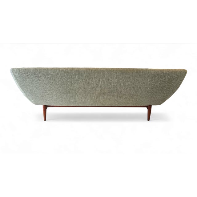 1960s Mid Century Norwegian Sofa Attributed to Gerhard Berg for Lk Hjelle For Sale - Image 9 of 9