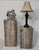 Brown Stunning Pair of Travertine Pedestals For Sale - Image 8 of 9