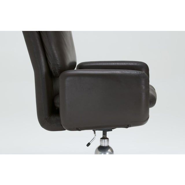 Brown Swivel Desk Chair by Perry King and Santiago Miranda, 1970s For Sale - Image 8 of 18