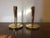 Metal 1960 Japanese Mid-Century Modern Brass Table Lamps or Wall Sconces by Anzen Denki - A Pair For Sale - Image 7 of 9