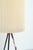 Mid-Century Modern Tripod with Pleated Plastic Shade, 1950s For Sale - Image 3 of 9